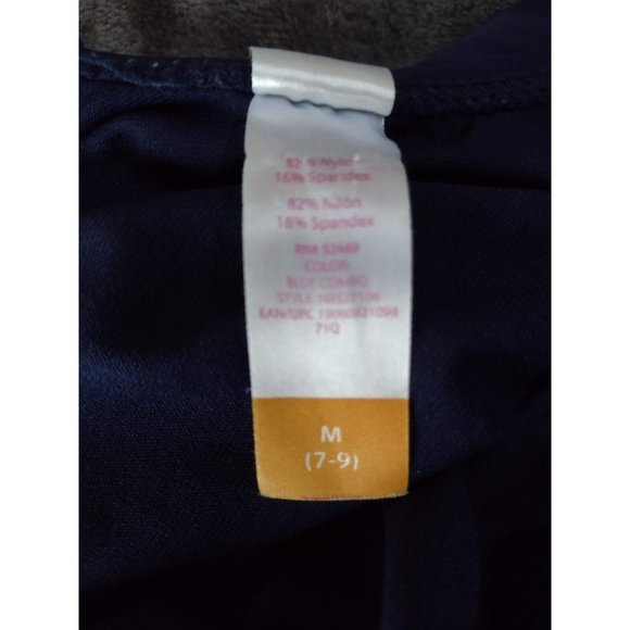 Royal Blue & Gold Fab One piece swimming suit - Picture 4 of 4